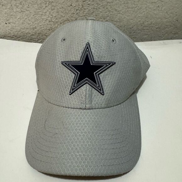 New Era Men's DALLAS  COWBOYS Gray 39THIRTY Flex Hat - Picture 2 of 6